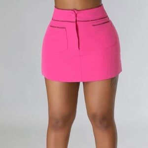 Vibrant Pink Mini Skort